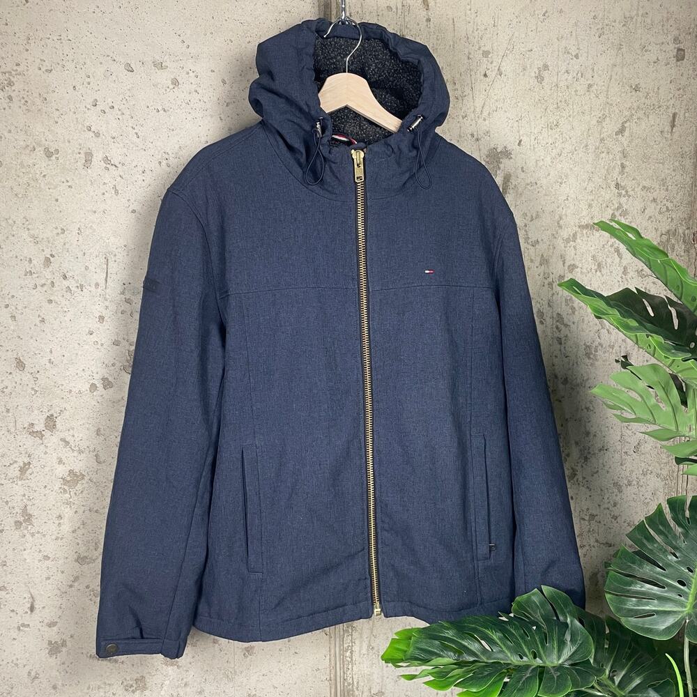 Tommy Hilfiger Fleece Lined Zip Up Large Modern Jacket